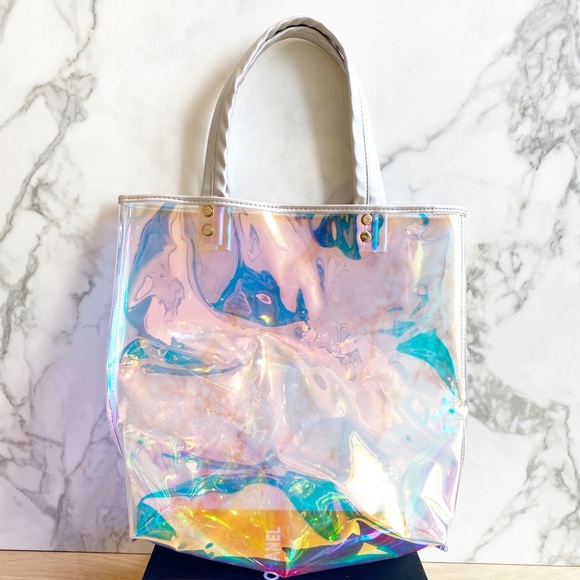 Handbags - Iridescent tote bag
